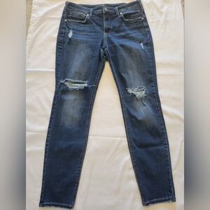 Distressed Blue Women's Jeans
